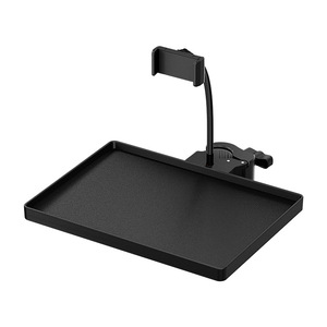 Soporte para instrumentos musicales con soporte para teléfono, bandeja de almacenamiento ajustable para transmisión en vivo y almacenamiento de partituras, material ABS - Product Image 1