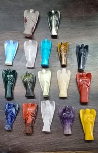 Sculpture d'ange en pyrite de haute qualité pour l'attraction de la richesse, la protection énergétique et la décoration Feng Shui, disponible à la vente - Product Image 3