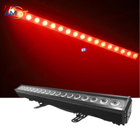 IP65 imperméabilisent l'éclairage d'étape mené par DJ pour le mariage d'événement 18x10W RGBW 4 dans 1 barre extérieure menée imperméable de mur de lavage de lavage