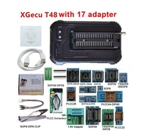 Programmeur de puces USB xgecu T48 TL866II Plus avec 22 adaptateurs de prise SOP8, clip 1.8V Nano Nor Flash MCU Bios EPROM AVR