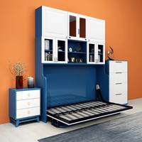 Meuble mural multifonctionnel pliable pour lit escamotable, à rabat latéral, style bureau caché, accessoires de quincaillerie pour meubles de laboratoire