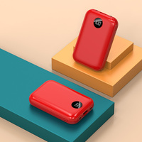 Batterie externe portable de haute qualité à charge rapide 10000mAh, mini chargeur de téléphone avec lampe torche