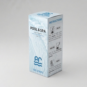 Bandelettes de test Vista 5-en-1 pour piscine et spa, résultats rapides, 100 unités, kit de test de la dureté, du <span class=keywords><strong>chlore</strong></span> total, du <span class=keywords><strong>chlore</strong></span> <span class=keywords><strong>libre</strong></span> et du brome - Product Image 1