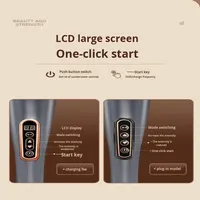 Nouveau bâton de massage électrique Dolphin, marteau de massage manuel, haute puissance, rechargeable, 4 vitesses, tête en forme de U, type os