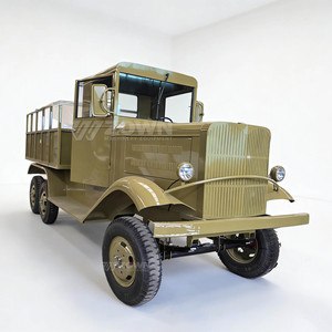 Voiture électrique vintage au design européen classique, durable, pour le transport touristique dans les zones panoramiques - Product Image 1