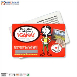 Prix bas personnaliser pvc papier gagnant cartes de loterie étiquette à gratter carte à gratter carte à gratter en plastique avec numéro de broche - Product Image 2