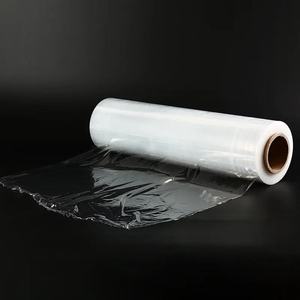 <span class=keywords><strong>Pellicola</strong></span> Estensibile in PE 50cm <span class=keywords><strong>Trasparente</strong></span> Elastica per Uso Industriale e Agricolo Rotolo per Imballaggio Film Plastico Nero - Product Image 1