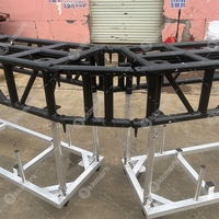 Bloc de charnière d'extrémité de fourche en aluminium 6082-T6 haute résistance, homologué TUV, avec plaque de base à angle réglable pour structure de passerelle