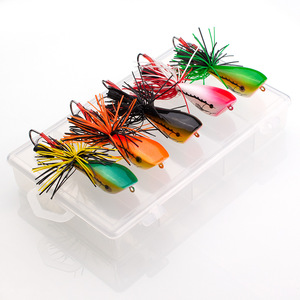 Abs Hard Frog Lure 9g <b>Floating</b> Snakehead <b>Fishing</b> Bait Multi Hook Freshwater Lure Biomimetic Artificial Lure - Product Image 1