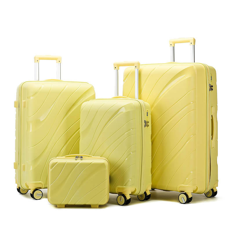 Wholesale Unisex Piece PP Luggage Set 14 20 24 28 Inch Spinner Travel  Bags for Men Women Family Trolley case Suitcase Sets