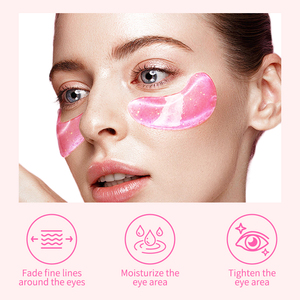 Proveedor Chino de Cuidado de los Ojos POUQUR, Mascarilla de Ojos de Colágeno Marino Verde Sirena, Mejora las Líneas Finas de los Ojos, Reafirma la Piel Alrededor de los Ojos - Product Image 4