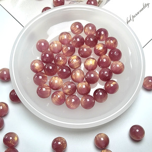 Perles en résine HP0290 Dreamy Galaxy 8/10/12mm, perles rondes irisées scintillantes Aurora pour la fabrication de bijoux DIY, vente en gros - Product Image 6
