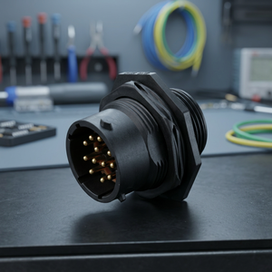 ตัวเชื่อมต่อแบบวงกลม Amphenol MS27497T12B35P ขนาด 35 ตำแหน่ง ขนาด 12 แบบ Solder Cup ซีรีส์ MS27497 ผลิตในสหรัฐอเมริกา - Product Image 2