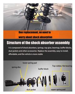 ST <strong>Front</strong> ZSC0899F <strong>Quick</strong>-<strong>Strut</strong> New Condition Suspension <strong>Strut</strong> and Coil Spring Assembly for Audi Q5L 18- - Product Image 4