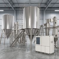 Pompe de séchage par pulvérisation centrifuge automatique en acier inoxydable de haute qualité ZLU, contrôlée par PLC pour la transformation alimentaire