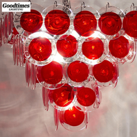 Luminaires de plafond en verre modernes de luxe, design en fer, pour chambre à coucher, restaurant, salon, hôtel, installation pour usage domestique