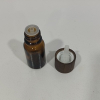 Bouchon à vis en bambou avec réducteur d'orifice pour flacons cosmétiques en plastique et en verre – Tailles disponibles : 18 mm