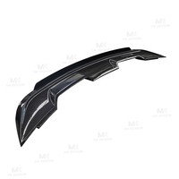 Aile arrière de style GT500 en fibre de carbone pour Ford Mustang 2015-2021 Becquet de coffre arrière Aile de spoiler Accessoires de voiture