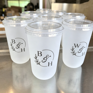 Gobelets en plastique jetables personnalisés PP PET 12oz 16oz 20oz pour boissons froides, jus de boba, vente en gros avec couvercle - Product Image 1