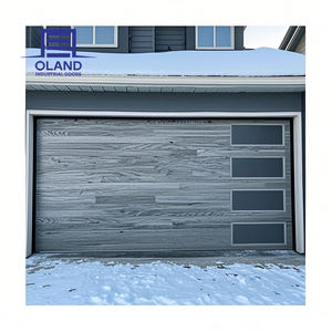 Portes de <span class=keywords><strong>garage</strong></span> sectionnelles électriques au design moderne, isolation thermique personnalisée, méthode d'<span class=keywords><strong>ouverture</strong></span> par enroulement, avec <span class=keywords><strong>porte</strong></span> de <span class=keywords><strong>garage</strong></span> finie - Product Image 6