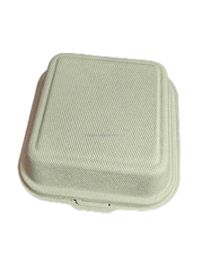 Contenant à charnière en bagasse de canne à sucre biodégradable, bol de vaisselle en amidon de <span class=keywords><strong>paille</strong></span> de blé, jetable et compatible micro-ondes pour l'alimentation - Product Image 5