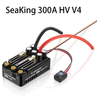 Controlador de Velocidad Electrónico Original Hobbywing Seaking 200A / 300A HV V4 sin Escobillas con Refrigeración por Agua para Barcos de Modelismo RC