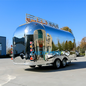 Chammp di động thực phẩm Trailer thép không gỉ thực phẩm Caravan với nhà bếp thực phẩm xe tải trên bán - Product Image 6