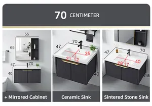 Il nuovo prodotto Explosion 28in Mirror Cabinet può essere personalizzato lavello in alluminio mobiletto del bagno grossista