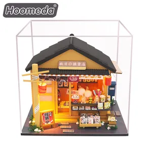 Dropshipping supplier bright Japanese style gabbys doll house 3d for julior colorful light