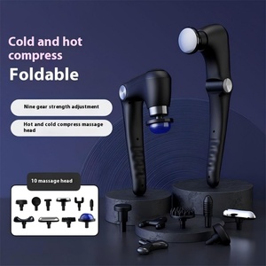 Handheld Back <b>Massager</b> & Foldable Massage Gun Deep Tissue with Heat and Cooling for Muscle/Neck/Body - Product Image 2