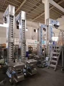 Rantai ember baja anti karat, rantai ember baja tahan karat bentuk Z/C kecepatan dapat disesuaikan, sistem transportasi sabuk karet baru, Pengantar tinggi bersertifikasi CE - Product Image 4