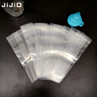 Sacs à Glaçons Transparent Personnalisés JiJiD en Gros, Petits Sacs Congélation pour Sucettes Glacées et Bâtonnets