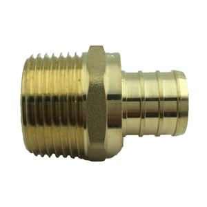 Conector de Manguera de Latón Forjado de Clase <span class=keywords><strong>125</strong></span>, 1/2, Cabeza Hexagonal Hembra, Superficie Lisa, Accesorio PEX - Product Image 5