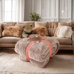 <span class=keywords><strong>Polyester</strong></span> Super Doux De Luxe Sherpa Ours en peluche bébé <span class=keywords><strong>couverture</strong></span> jouet avec <span class=keywords><strong>couverture</strong></span> - Product Image 6