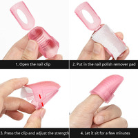 Pinces à tremper pour salon de manucure, dissolvant de gel réutilisable pour vernis à ongles