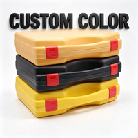 U-S004 13" OEM Custom Lightweight High Impact PP Hard Plastic Electronic Instrument Storage Case with Buckle Closure