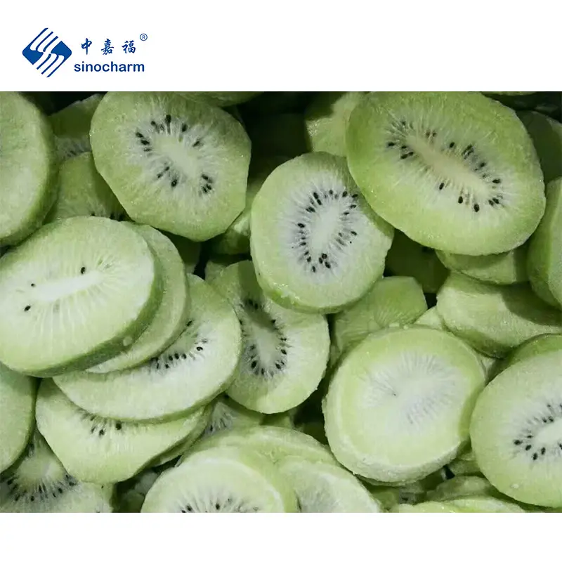 Sinocharm BRC, одобренный популярный продукт, полезные фрукты, органический продукт, сладкий свежий урожай, зеленый киви, замороженный ломтик киви