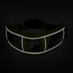 <span class=keywords><strong>Collar</strong></span> de perro ancho, <span class=keywords><strong>Collar</strong></span> de nailon reflectante para mascotas, <span class=keywords><strong>Collar</strong></span> de perro estampado transpirable de malla cómoda con anillo en <span class=keywords><strong>D</strong></span> para perros medianos a grandes - Product Image 6