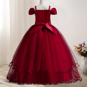 Vestido de Fiesta <span class=keywords><strong>para</strong></span> <span class=keywords><strong>Niñas</strong></span>, Estilo Princesa, con Bordado Vintage, Encaje, Hombros Descubiertos, <span class=keywords><strong>para</strong></span> <span class=keywords><strong>Cumpleaños</strong></span> y Eventos Formales - Product Image 5