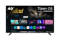 Menerima Tv Normal pabrik televisi OEM kustom Tv 4k cerdas 32 "40 43 50 55 60 65 75 85 inci Android Webos Vidaa