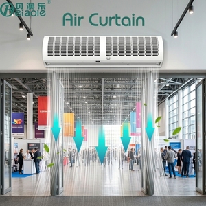 Beiaole SERIES Free Sample China 220V 50HZ 9--11 M/s AC Motor Ceiling Mounted Door New Air <b>Curtain</b> Fan for Indoor Air <b>Curtain</b> Fa - Product Image 1