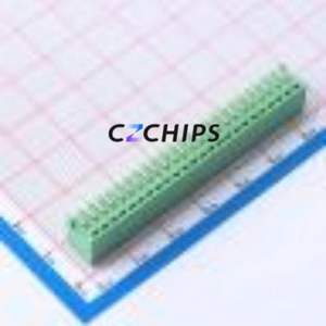 DB2ERC-2.54-24P-GN Plug-in Terminal Block P=2.54mm Connector Board-to-Board / Socket - Closed 1x24P 2.54mm Green - Product Image 2