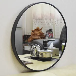 For Entryways, Washrooms, Living Rooms Mirror Wall Black Circle Wall Mounted Mirror Round Wall Mirror