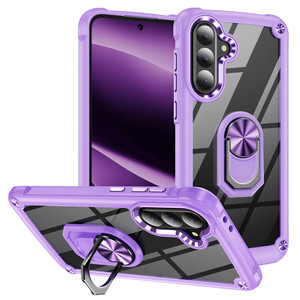 Funda Protectora para Teléfono con Anillo Resistente para Samsung Galaxy A36 A37 A56 5G, Marco de TPU Suave, Parte Trasera Híbrida de PC, Cubierta Transparente - Product Image 1