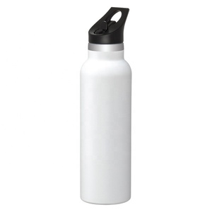 Nuovo Design <span class=keywords><strong>2023</strong></span> Bottiglia d'Acqua in Acciaio Inox 18/8 Senza BPA a Doppia Parete Isolata con Cannuccia Termos Sport Opaco 350ml 750ml - Product Image 4