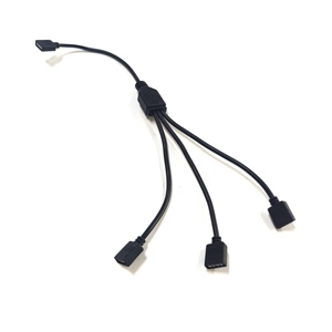 <span class=keywords><strong>RGB</strong></span> คอนโทรลเลอร์ Splitter CABLE 1ถึง3สำหรับคอมพิวเตอร์เกม <span class=keywords><strong>RGB</strong></span> SYNC Splitter arBB SYNC <span class=keywords><strong>HUB</strong></span> การถ่ายโอนข้อมูลฮับขั้วต่อแถบไฟ LED - Product Image 1