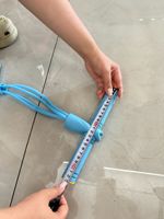 Banda de Resistencia con Pedales y Asas de Espuma Suave para Entrenamiento de Cuerpo Completo, Entrenamiento Muscular, Estiramiento y Ejercicio en Casa