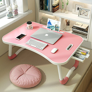 Injeção moldado desktop dobrável computador mesa fábrica injeção pequena mesa dobrável cama mesa do computador mini mesa dobrável - Product Image 2