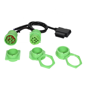 Arnés de Cableado Personalizado J1939, Cable OBD de Alta Resistencia, Kit de Arnés en T para el Dispositivo GO, Kit de Adaptador Múltiple que Incluye un Arnés en T de 9 Pines - Product Image 1