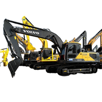 Stok Tersedia Excavator Bekas Volvo EC240 EC240D Crawler Digger Tingkat Kerusakan Rendah Untuk Penggunaan Proyek Teknik